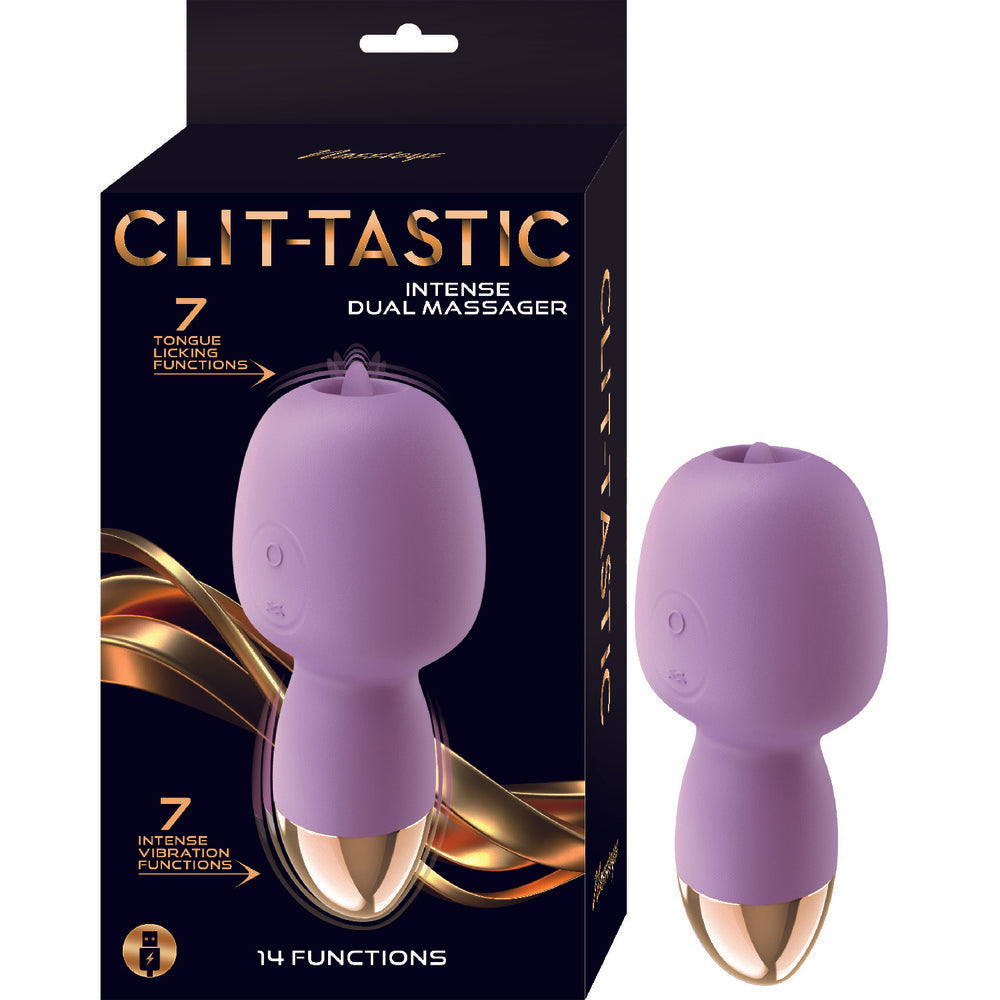 Clit-Tastic Intense Dual Massager Rechargeable