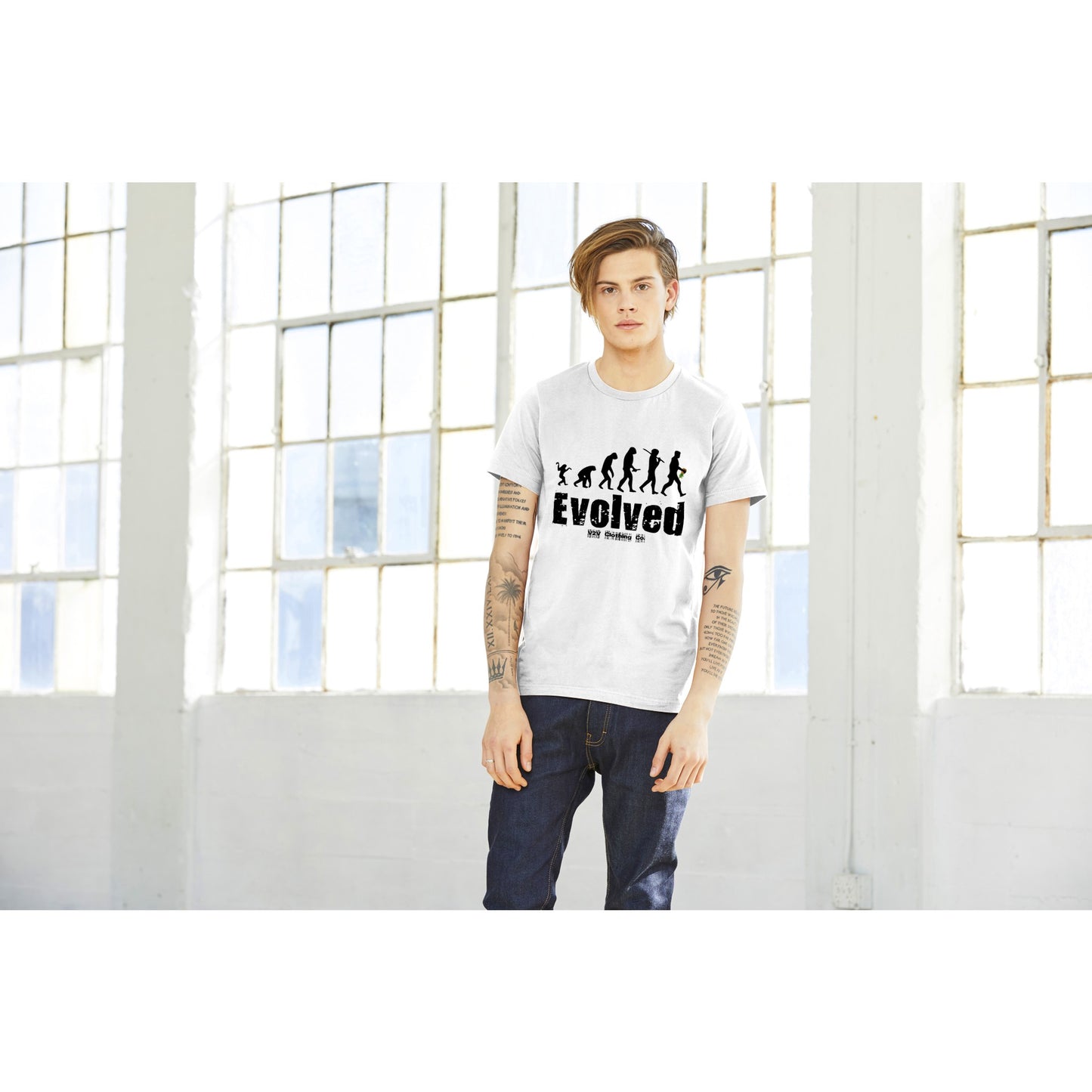 Evolved V2V Premium Unisex Crewneck T-shirt